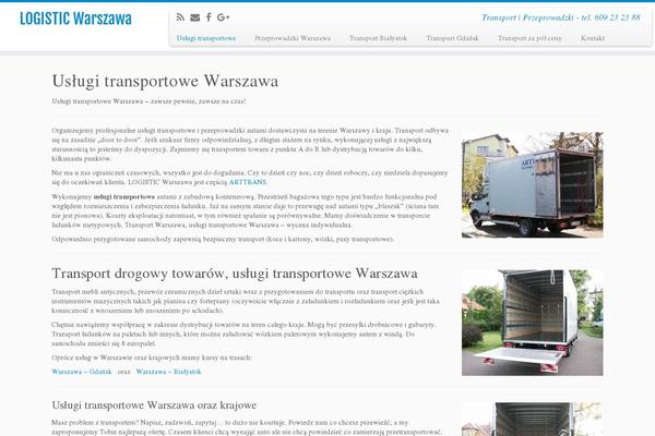 WordPress website example screenshot