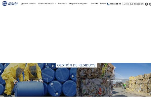 logisticaambiental.com site used Themebase