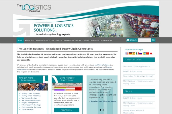 logistics.co.uk site used Twentyeleven-child