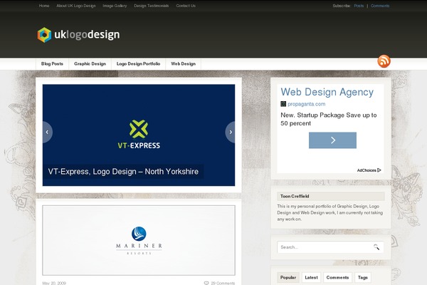 WordPress website example screenshot