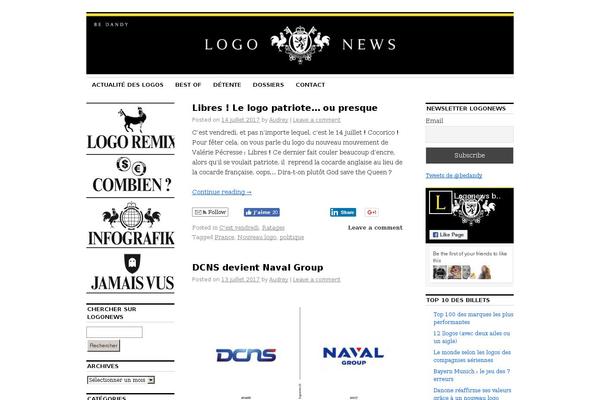 logonews.fr site used Logonews-112017