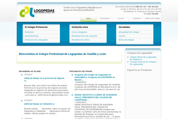logopedascyl.es site used Logopedascyl