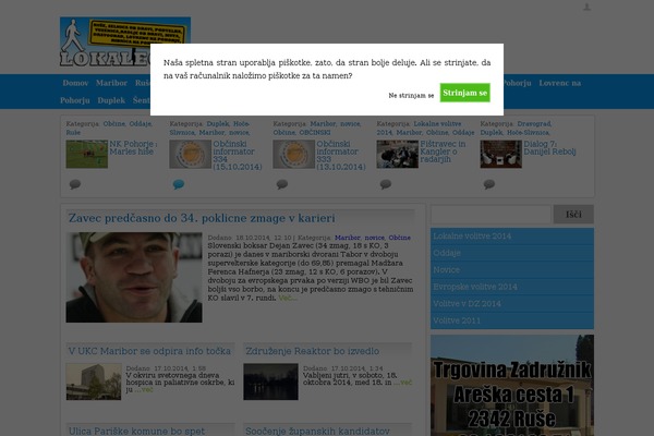 lokalec.si site used Newspress