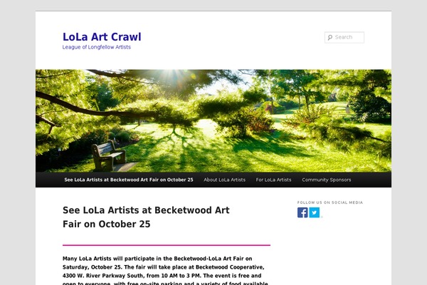 Twenty Eleven theme site design template sample