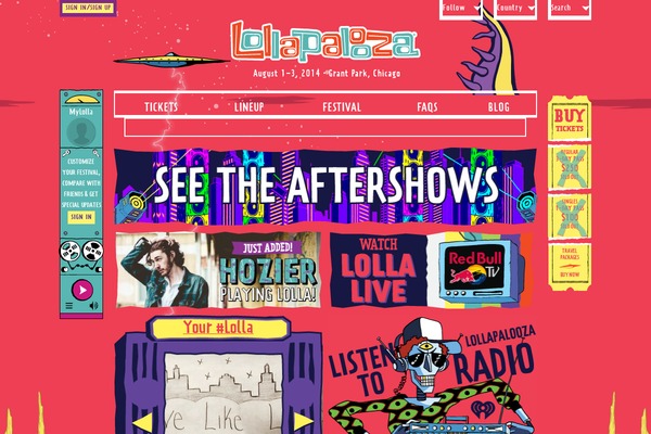 lolla2014 WordPress theme, websites list used lolla2014 theme lolla2014 theme websites examples