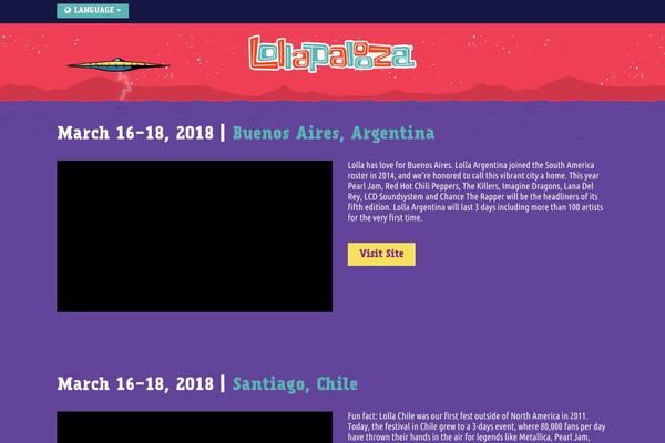 lollapaloozaco.com site used Forte-child