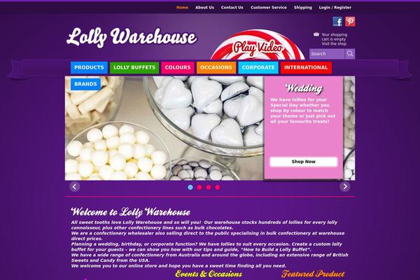 lollywarehouse.com.au site used Lollywarehouse