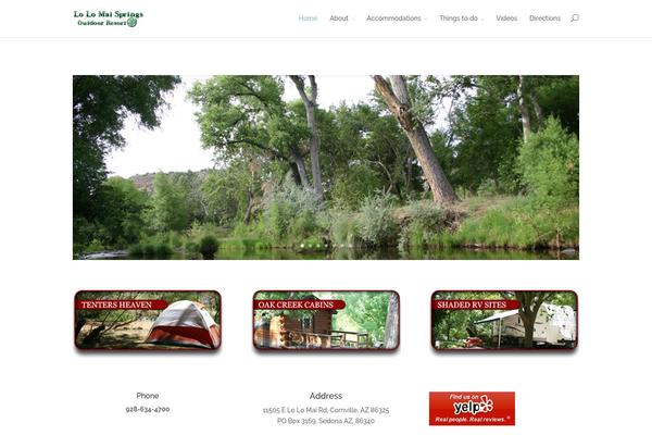 Divi theme site design template sample