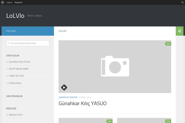 WordPress website example screenshot