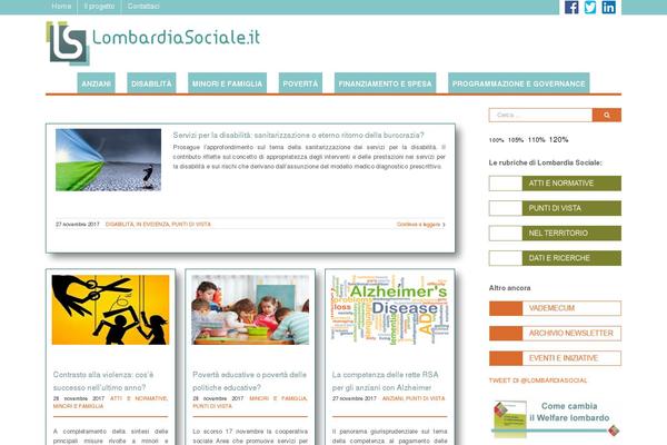 lombardiasociale.it site used Lombardiasociale