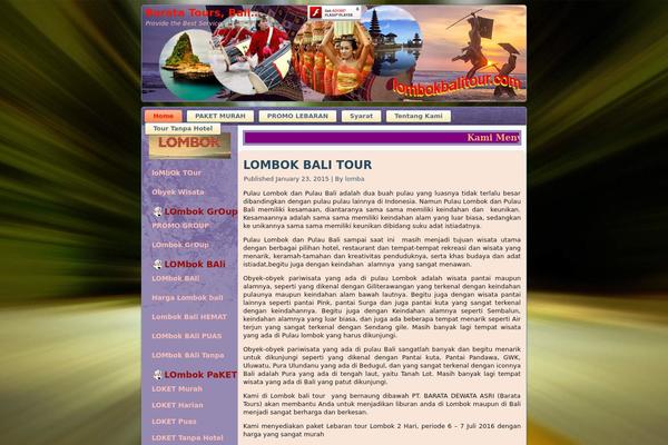lombokbalitour.com site used Lomba