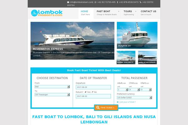 lombokfastboats.com site used Lombokfastboats