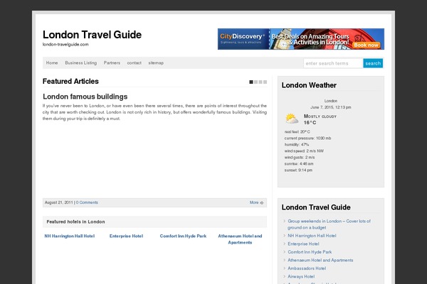 london-travelguide.com site used Wp Davinci