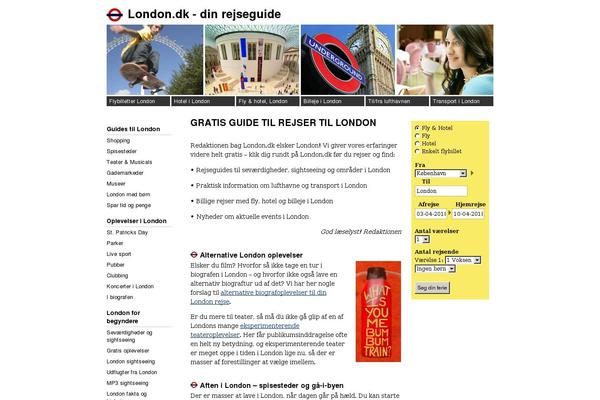 london.dk site used Cutline2.0