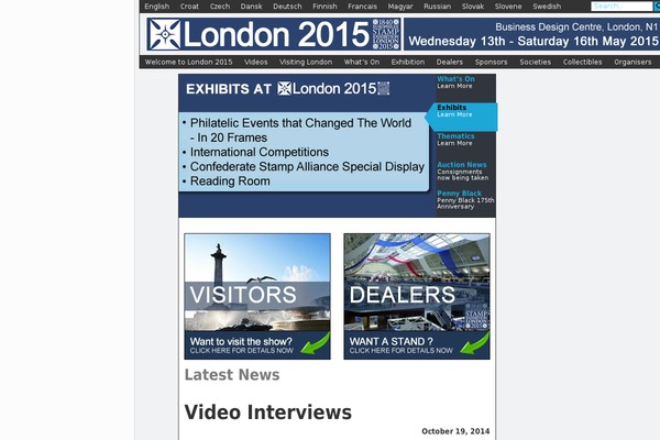 London theme site design template sample