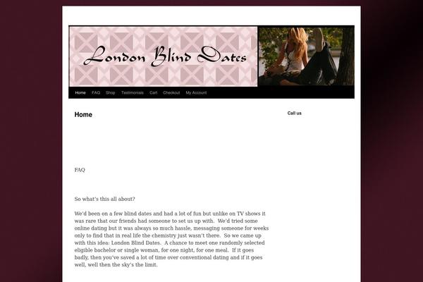 Twenty Ten theme site design template sample