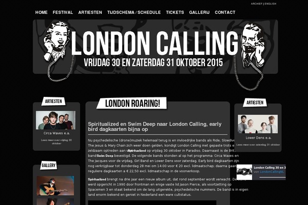 londoncalling.nl site used Londoncalling