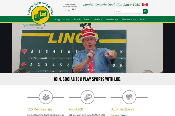 londondeafclub.com site used London-centre-deaf