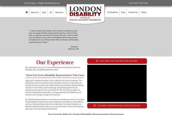 londondisability.com site used Londondisability