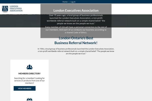 Site using Lea-members plugin