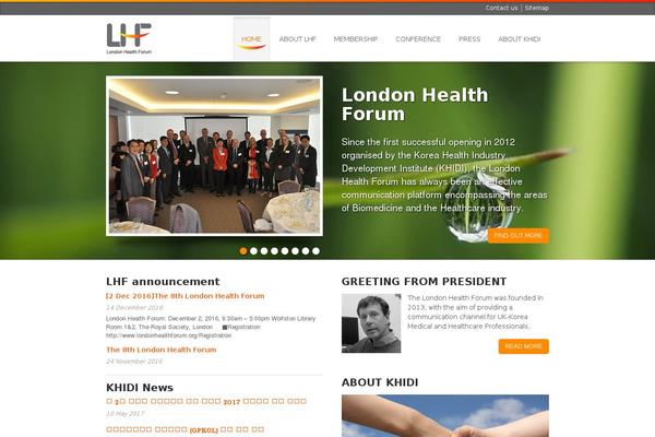 londonhealthforum.org site used Lhf