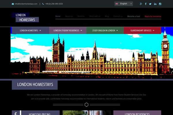 londonhomestays.com site used Londonhomestays