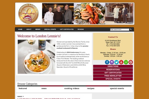 WordPress website example screenshot