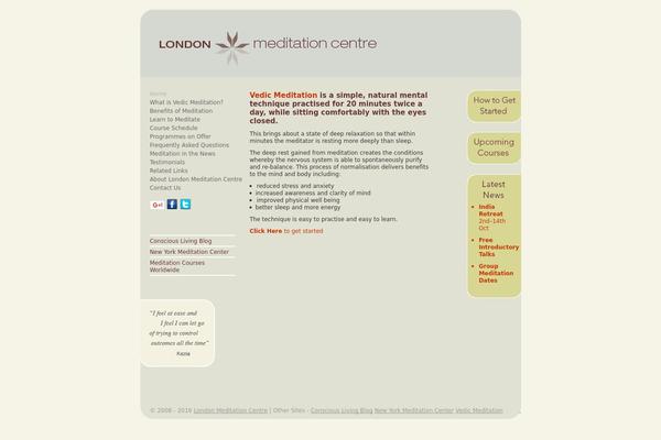 londonmeditationcentre.com site used Lmc