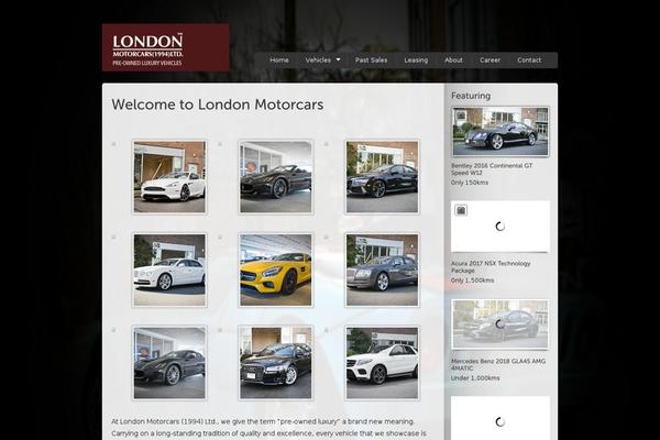 londonmotorcars.com site used Jj-starter-theme