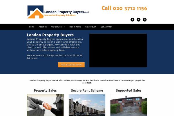 londonpropertybuyers.net site used Property-theme