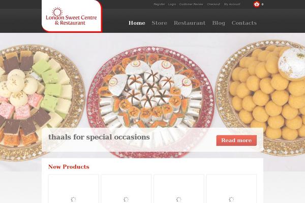 londonsweetcentre.com site used Theme2072