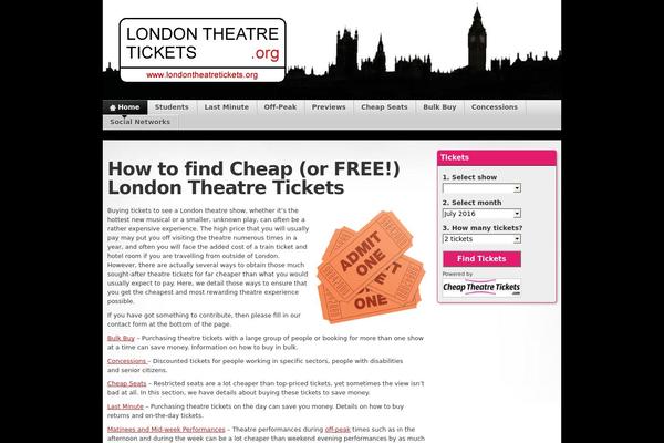 londontheatretickets.org site used Suits-child