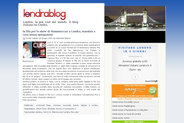 londrablog.it site used Londrablog