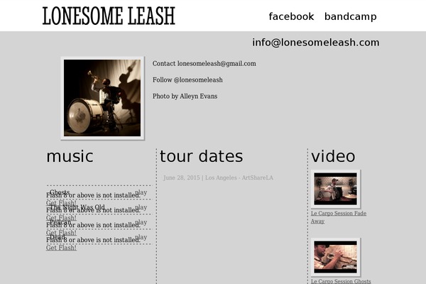 lonesomeleash.com site used Lonesome