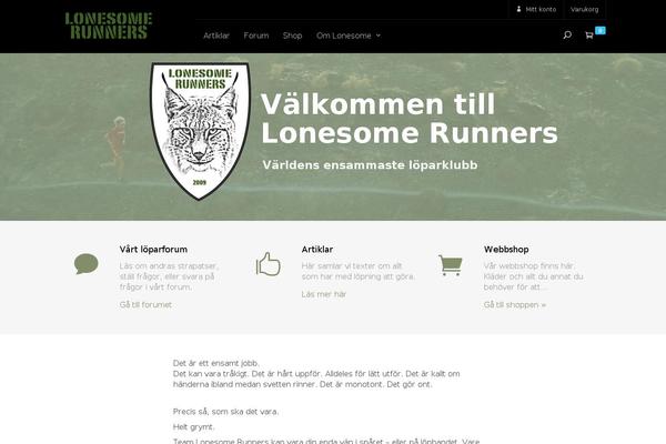 lonesomerunners.com site used Vilan