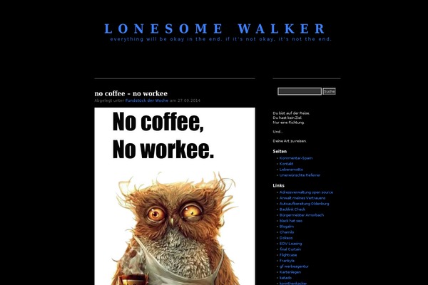 lonesomewalker.com site used Black