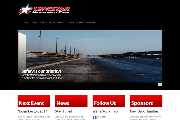 lonestarmotorsportspark.com site used Targetpro1.9.1