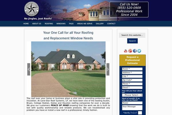 lonestarroofsystemsllc.com site used Lonestar