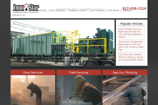 lonestarsandblasting.com site used Yoo