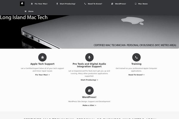 Vantage theme site design template sample