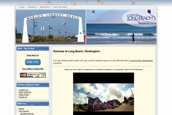 longbeachwa.gov site used Wp-city
