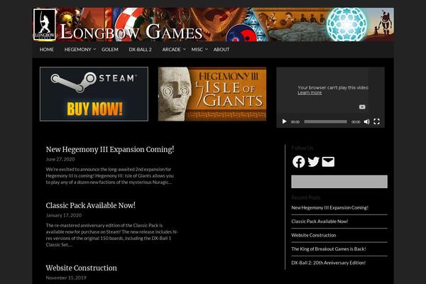 longbowgames.com site used Longbownews