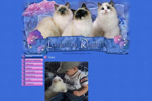 longfellowragdolls.com site used Longfellow1