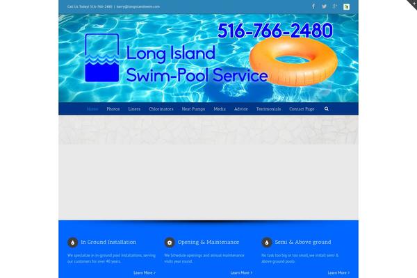 Avada theme site design template sample