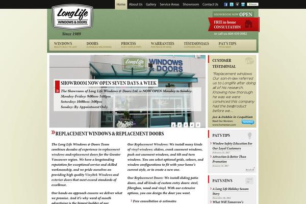 longlife.ca site used LongLife