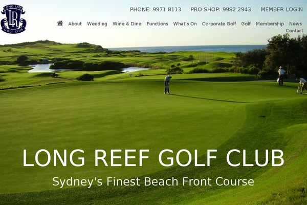 longreefgolfclub.com.au site used Longreef