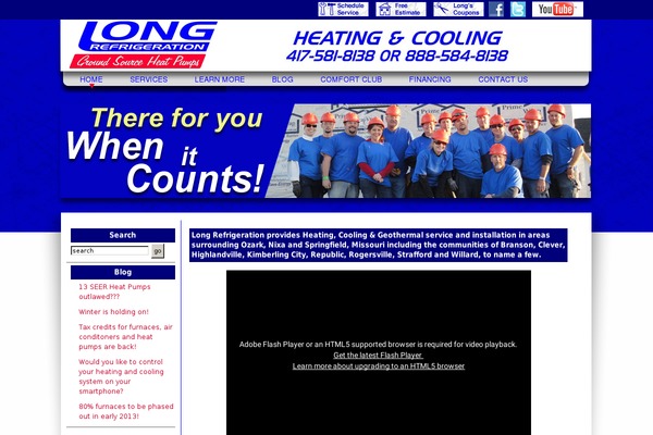 longrefrigeration.com site used Pinoak