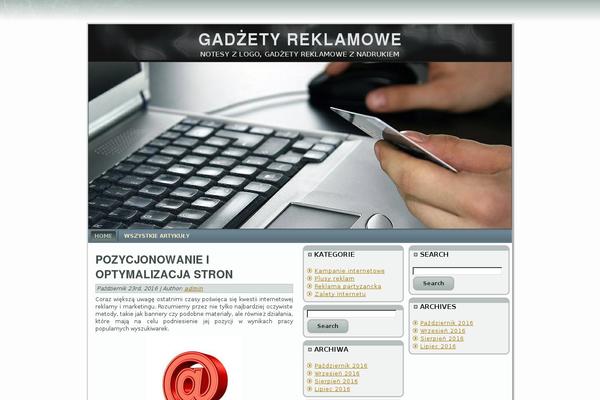 WordPress website example screenshot