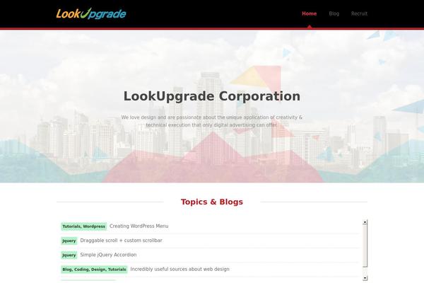 lookupgrade theme websites examples