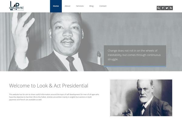 lookandactpresidential.com site used Businesstheme